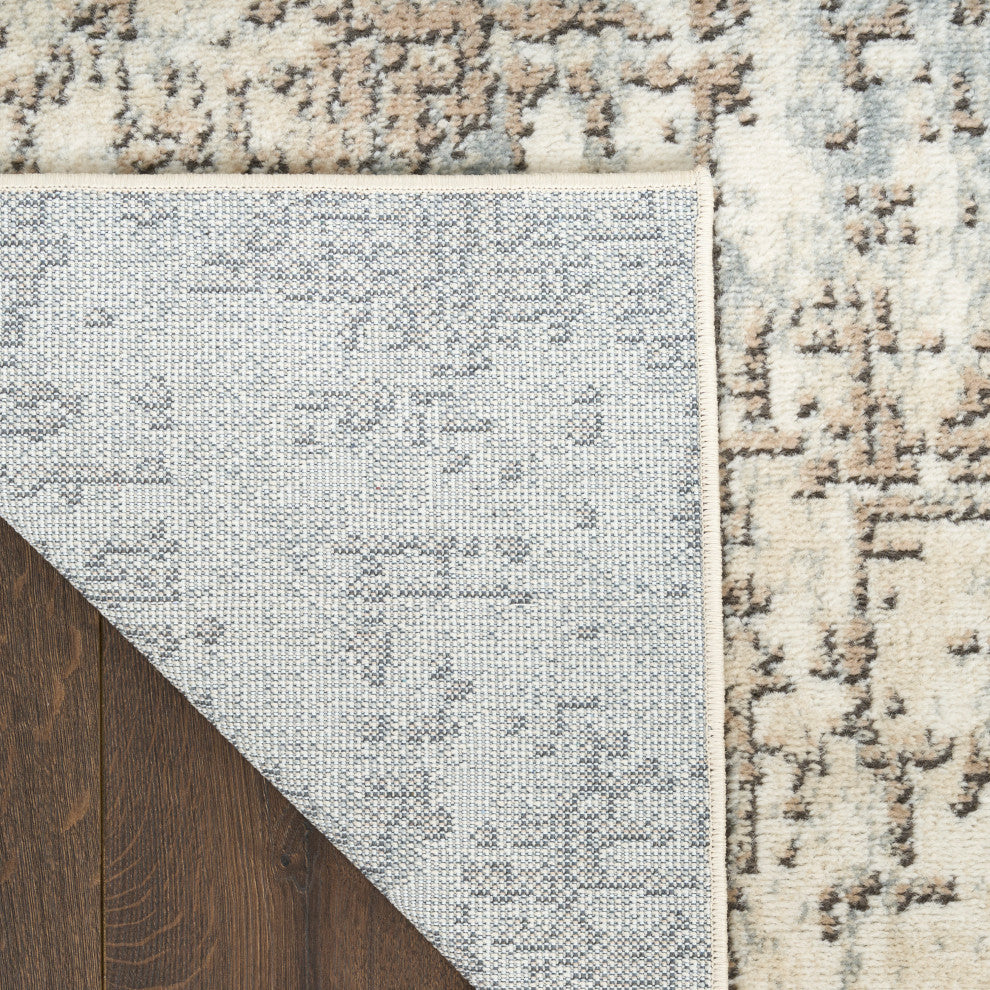 Nourison Quarry 6' x 9' Ivory Beige Modern Indoor Rug