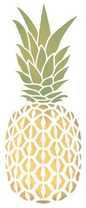 Pineapple Wall Art Stencil, Medium