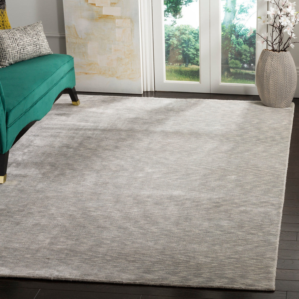 Safavieh Mirage Collection MIR951 Rug, Silver/Grey, 6' X 9'