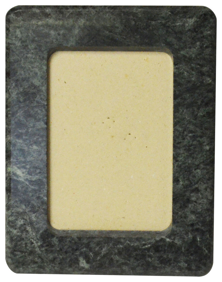 Elegant 6x8 Emerald Green Marble Picture Frame, Perfect for Cherished Memories