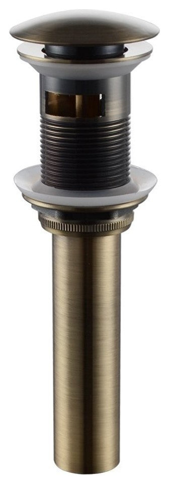 Nuevitas Solid Brass Pop-Up Drain, Gold