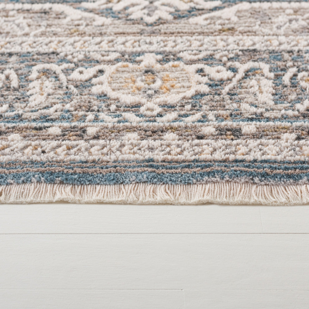 Lauren Ralph Lauren Collection Clover LRL1270 Rug, Blue/Light Grey, 4'x6'