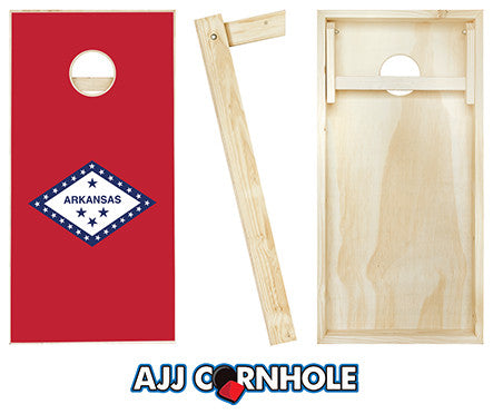 Arkansas Flag Cornhole Set