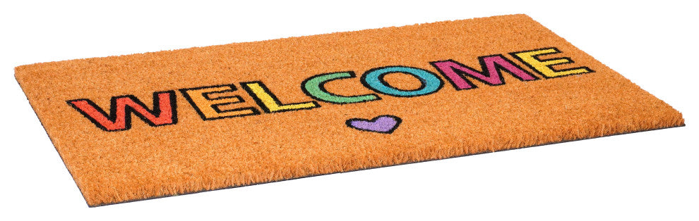 Calloway Mills 107881729 Pastel Welcome 17"x29"