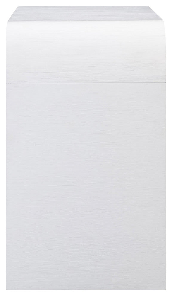 Hump 6 Drawer White Dresser