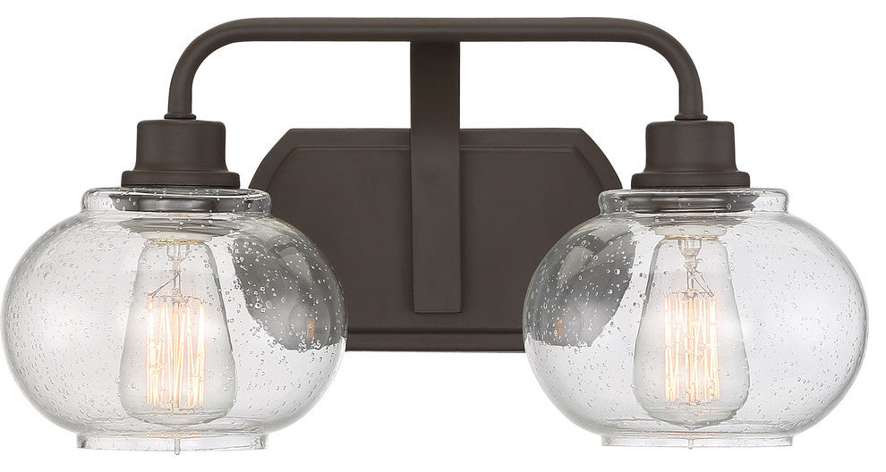 Quoizel TRG8602OZ Two Light Bath Fixture Trilogy Old Bronze