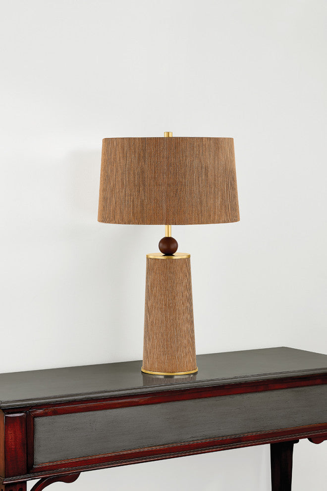Mandy Cheng x Mitzi January Table Lamp Aged Brass