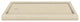 60"x32" Decor Solid Surface Left-Hand Shower Base, Seaside