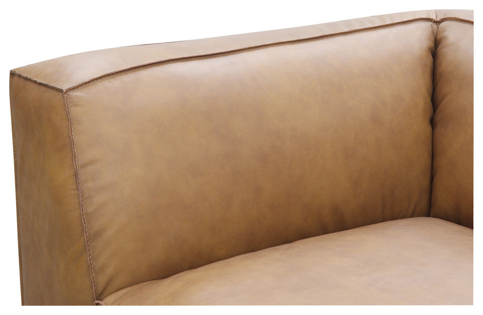 Form Lounge Modular Sectional Sonoran Tan Leather, Brown