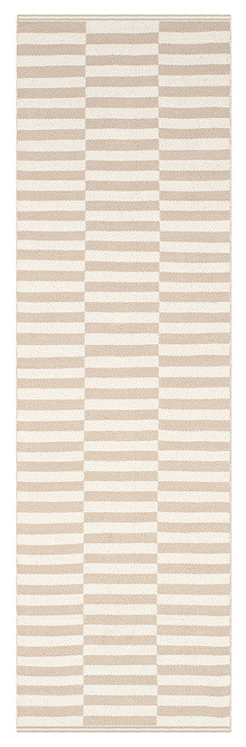 Safavieh Montauk Mtk715E Striped Rug, Ivory/Light Grey, 4'0" X 6'0"