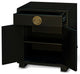 Matte Black Petite Elmwood Chinese Ming Cabinet
