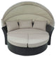 Austin Outdoor Brown Modular Canopy Daybed