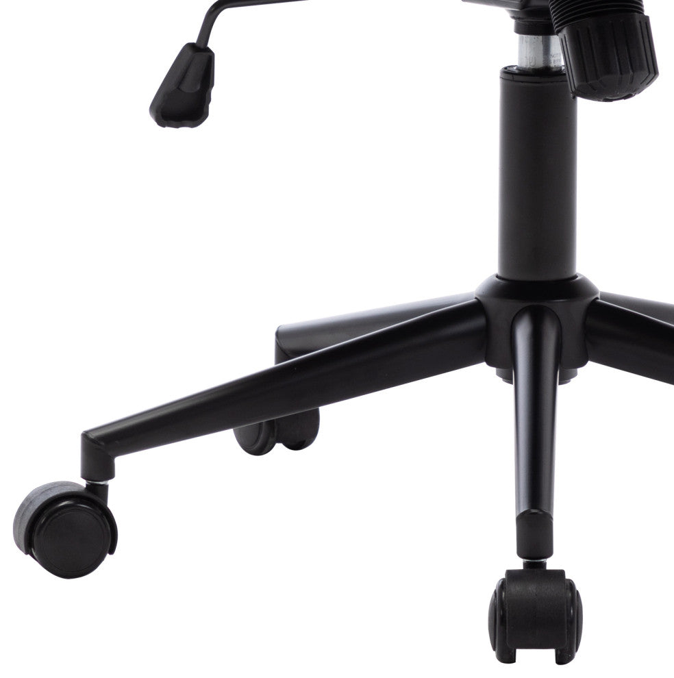 Chic Minimalist Desk Chair, Yellowish Brown-Pu Leather