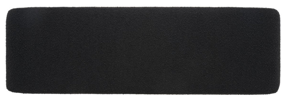 Safavieh Couture Caralynn Boucle Bench, Black