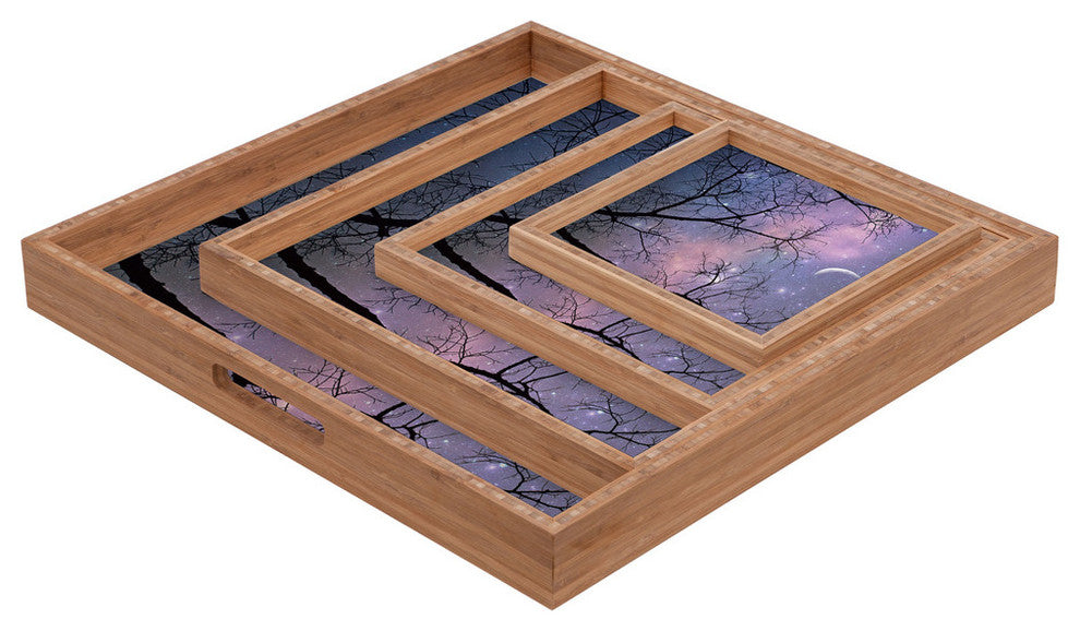 Deny Designs Shannon Clark Twinkle Twinkle Square Tray, Medium