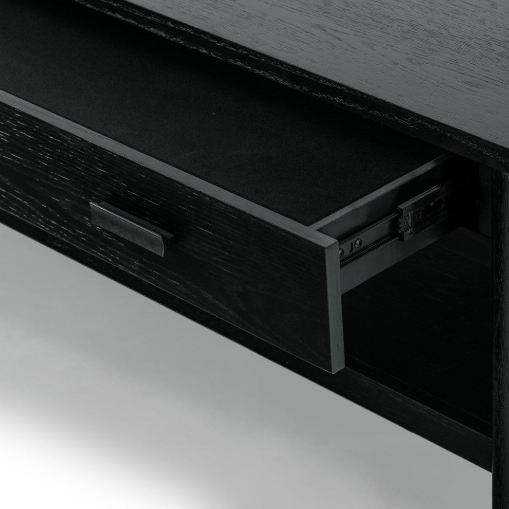 Safavieh Couture Jaylessa 1 Drawer Coffee Table, Black