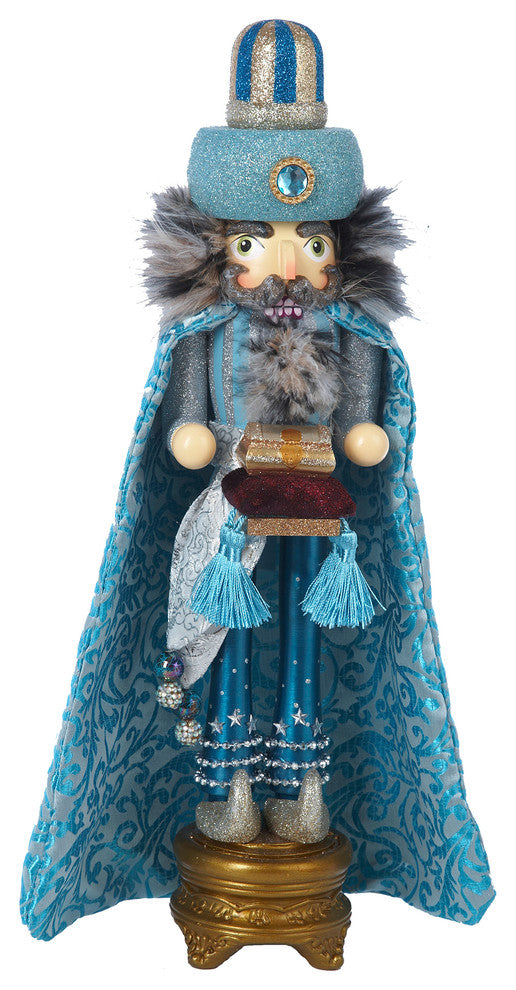 18" Hollywood Turquoise King Nutcracker