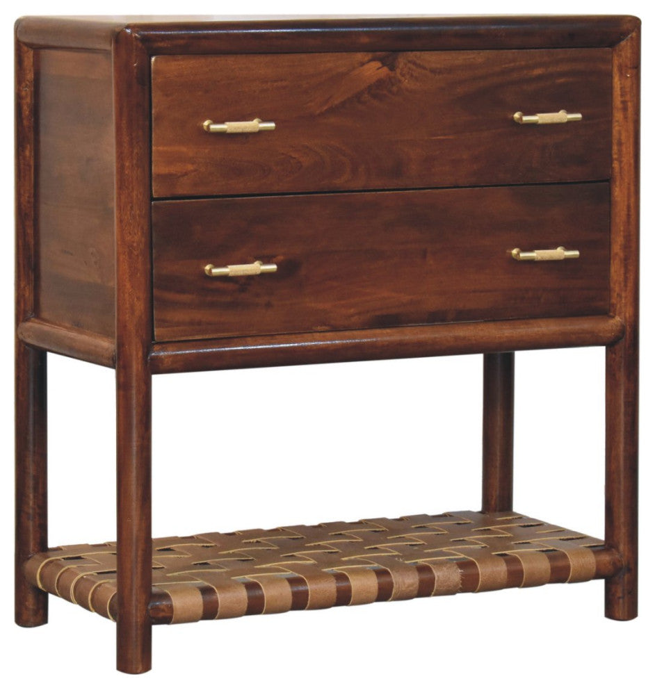 Nightstand Regency Woven 2-Drawer Artisan Furniture