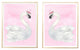 Watercolor Swan Print, Set of 2, 11"x14"