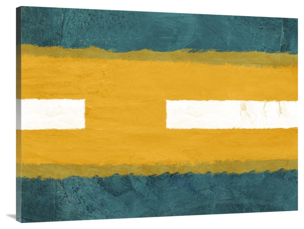 "Green And Yellow Abstract Theme 1" Fine Art Print