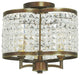 Grammercy Ceiling Mount, Hand-Painted Palatial Bronze