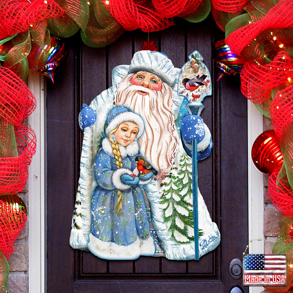 Classic Christmas, Wooden Decorative Door Hanger