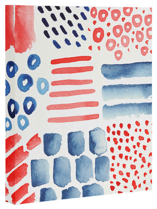 Deny Designs Kerri Satava Sand And Shore Art Canvas