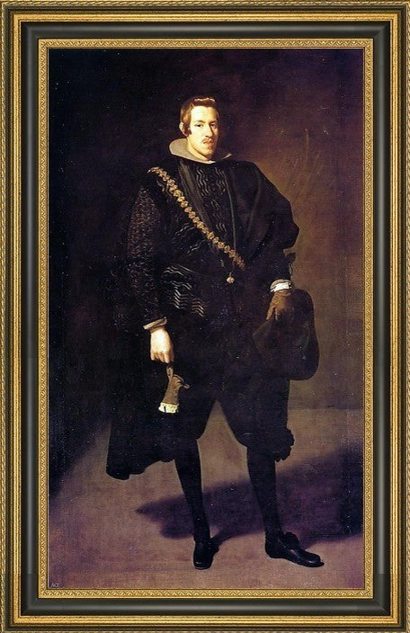 Diego Velazquez the Infante Don Carlos Framed Premium Canvas Print, 16"x24"