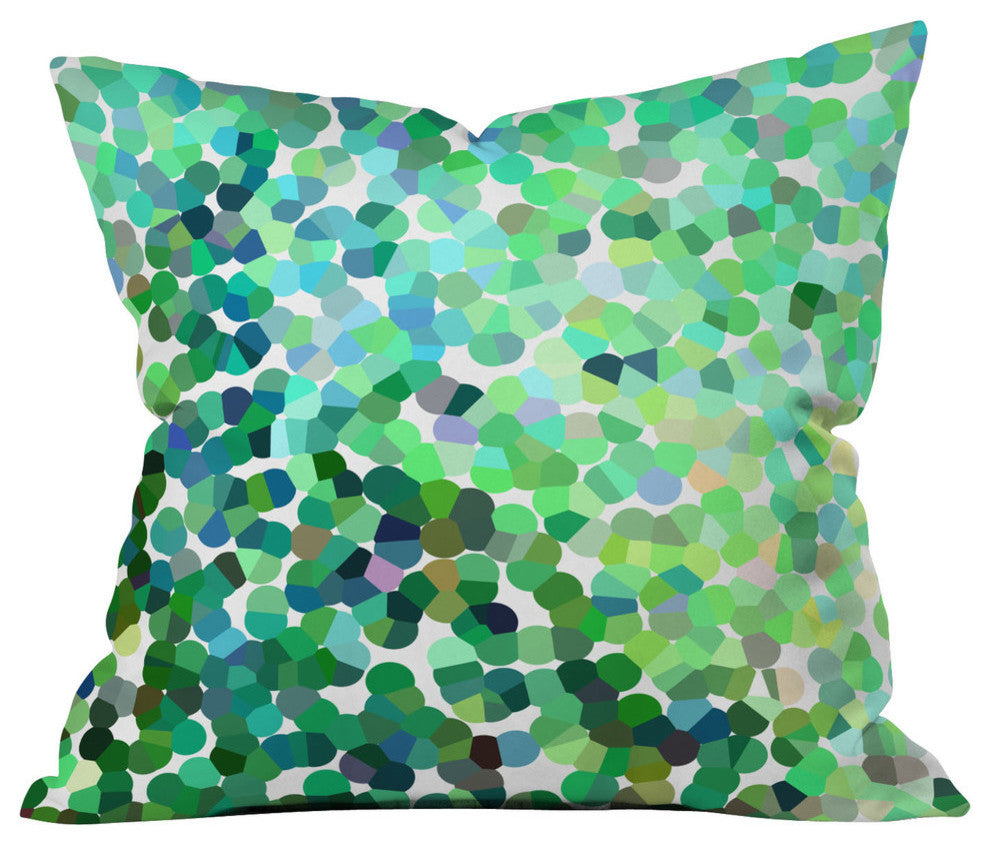 Rosie Brown Bubbles Outdoor Throw Pillow
