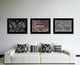 Chicago Illinois Vintage Vivid Sepia Map Canvas, 28"x37"