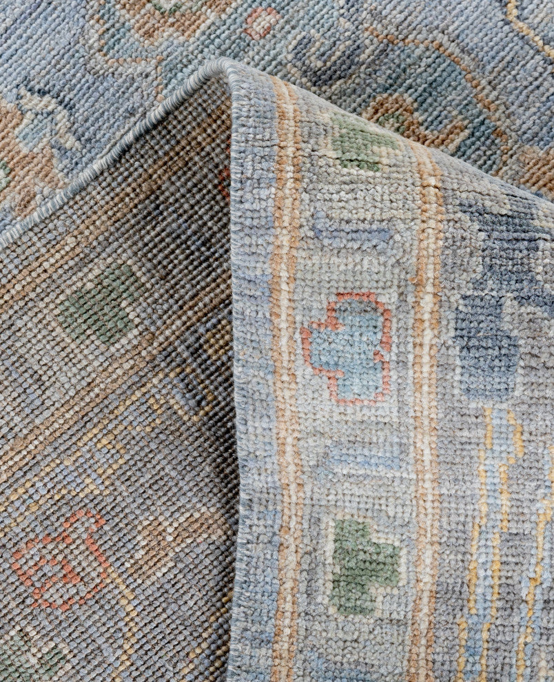 Oushak One-of-a-Kind Hand-Knotted Area Rug Gray, 8'1" x 10'3"