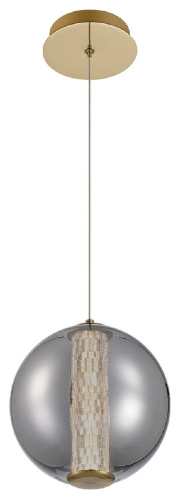 Atomo 1-Light Pendant, Gold