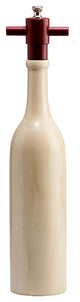 Chef Specialties 14.5" Pro Series Chateau Wine Bottle Pepper Mill, Natural