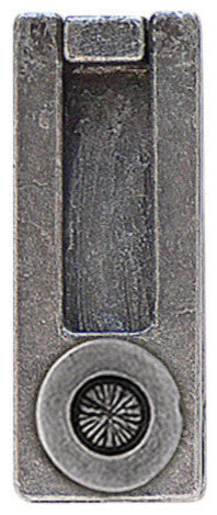 Shield Door Knocker, Polished Pewter