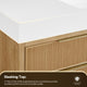 Hohhot Bath Vanity, Stone Sink Top No Mirror, Washed Ash Gray, 72", Double Vanity