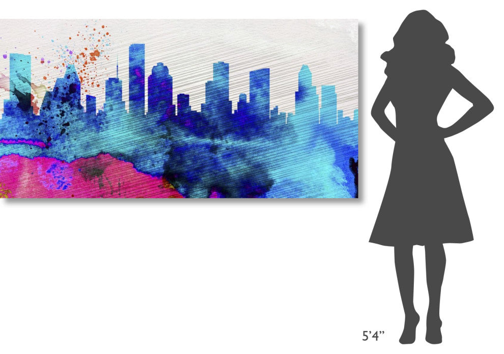"Houston City Skyline" Fine Art Print