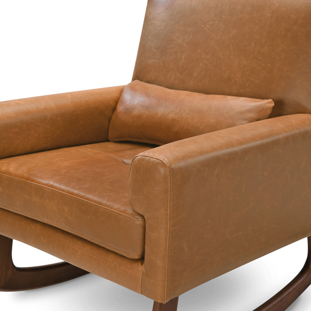 Sleepytime Rocker, Tan Vegan Leather