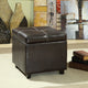 Modern Contemporary Living Room Ottoman Brown