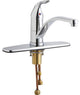 Chicago Faucets 431-ABCP Single Lever Hot and Cold Water Mixing Sink Faucet