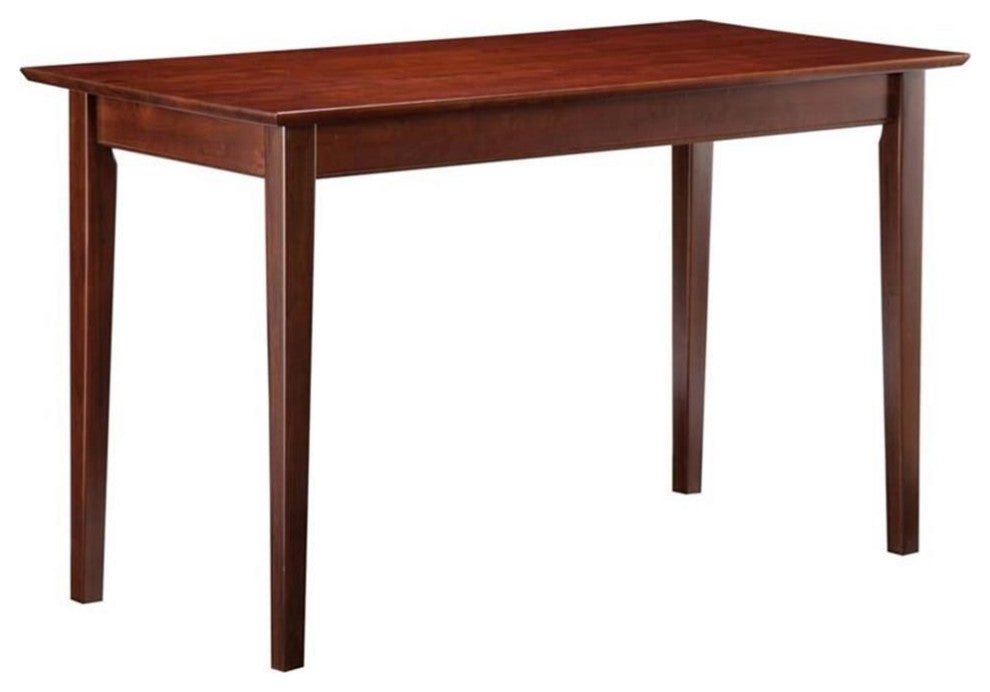 AFI Shaker Solid Wood Writing Desk in Walnut