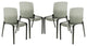 LeisureMod Murray Modern Dining Chair, Set of 4