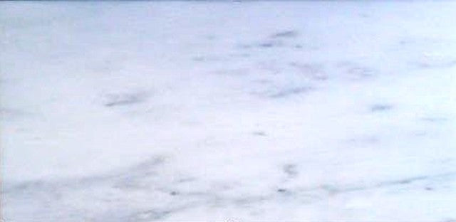 Carrara White Honed Marble Tile, Sample