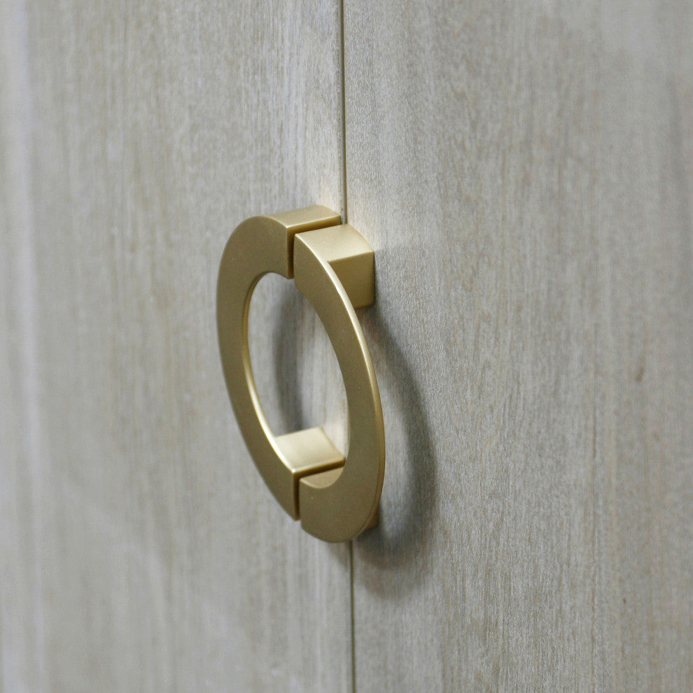 Augusta Cabinet Two Door Three Drawer Unit Weathered Oak Finish