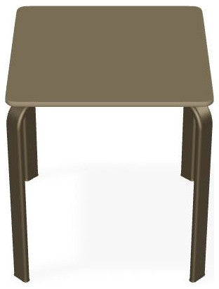 18" Square Marine Grade Outdoor End Table, Beachwood