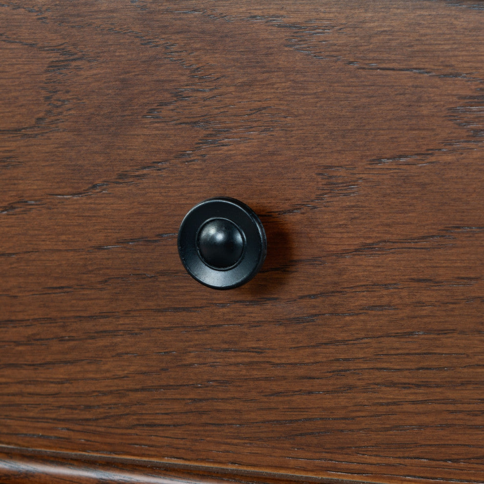 Safavieh Couture Ariella 5 Drawer Wood Desk, Walnut