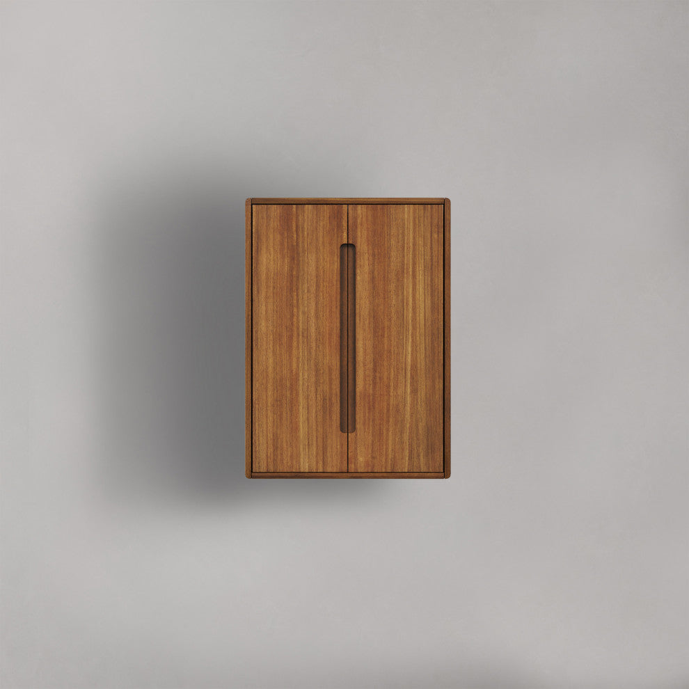 Sequoia 24 In. W x 33 In. H x 8 In. D Bath Storage Wall Cabinet in Mangowood