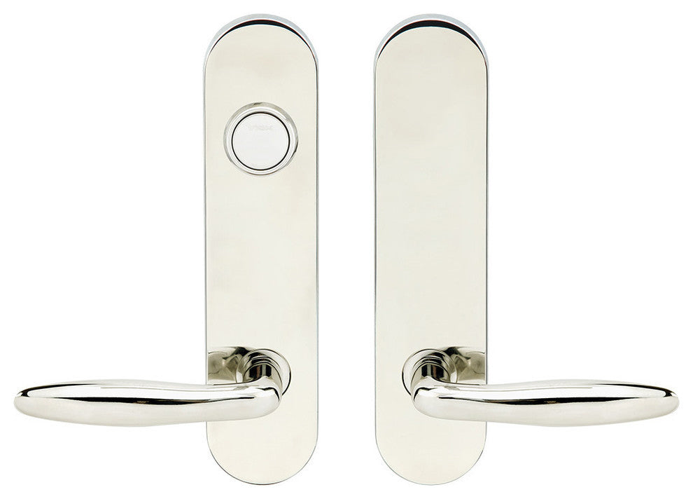 Summer Lever, Tubular Dummy Entry With Dummy Cylinder, Polished Stainless Steel