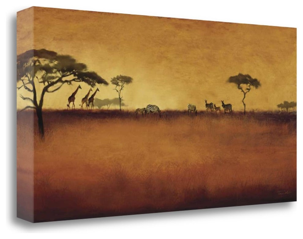 "Serengeti I" By Tandi Venter,Ready to Hang Giclee Print on Gallery Wrap Canvas