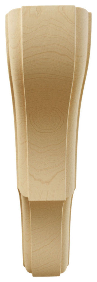 1 3/4"W x 7 1/2"D x 7 1/2"H Stratford Wood Bracket, Alder