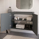 Vitality 36" Wall-Mount Bathroom Vanity, Gray
